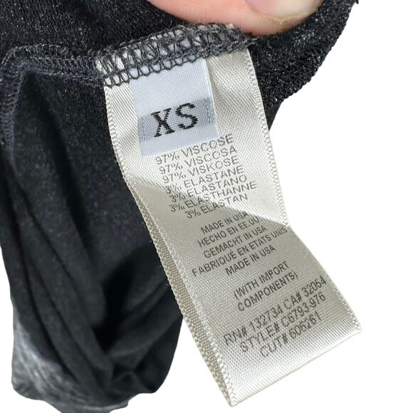 CLOTH & STONE Marled Gray Sleeveless Tank Dress Mini Size XS Casual Chic - Picture 5 of 6